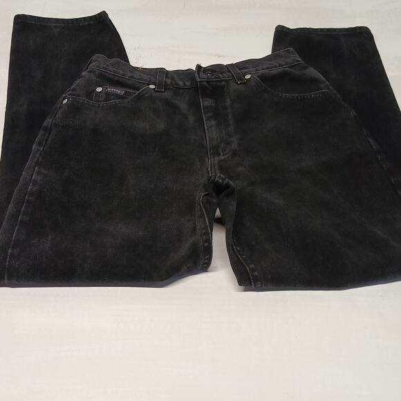 Vintage Riders women's high rise Denim Jeans size 10 Black charcoal mom jeans - Picture 13 of 13